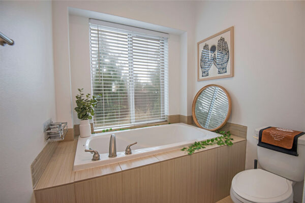bathtub in master bedroom